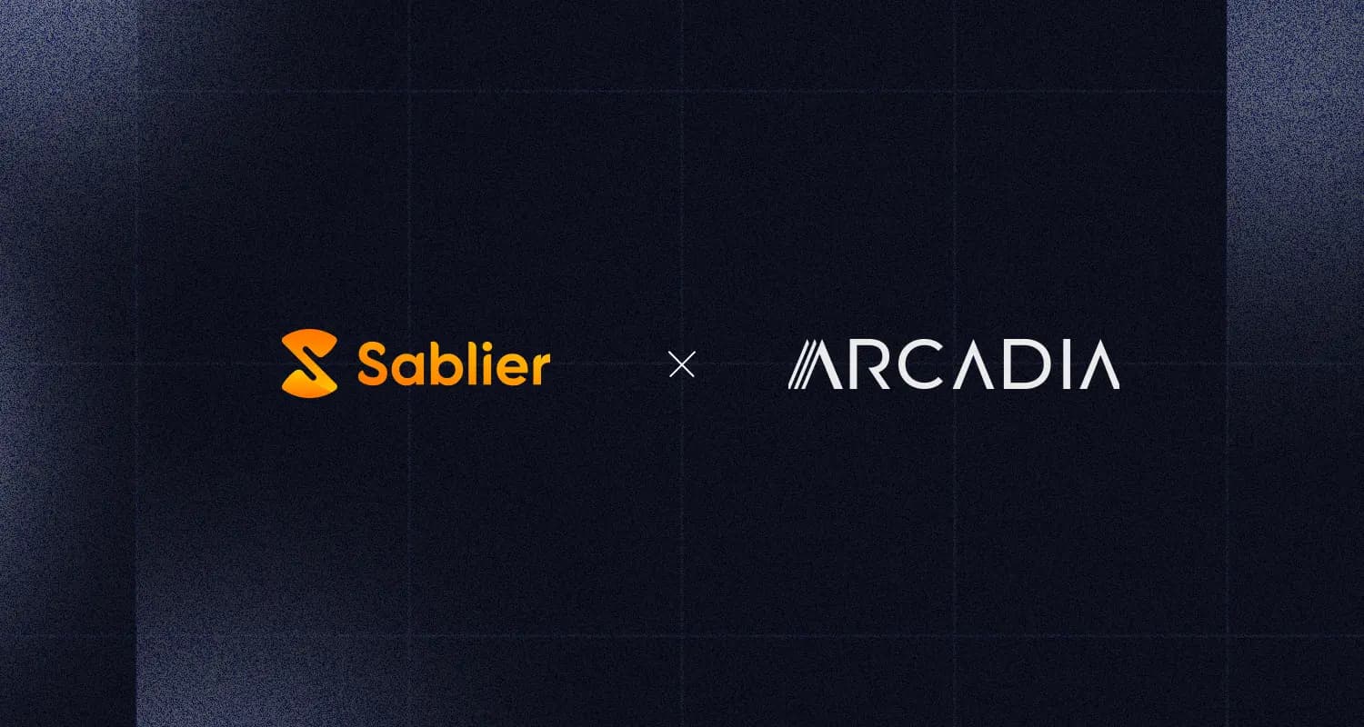 Arcadia Uses Sablier to Vest AAA Tokens Across Team, Investors & LPs