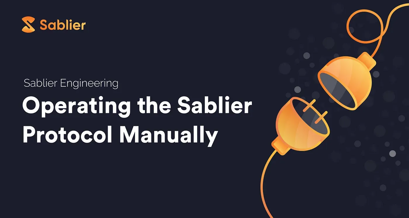 Operating the Sablier V1 Protocol Manually