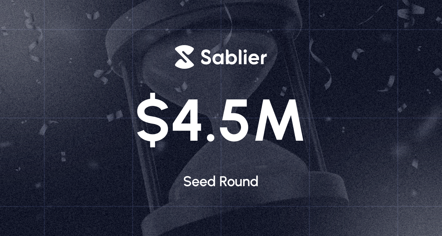 Sablier Labs Raises $4.5M Seed Round