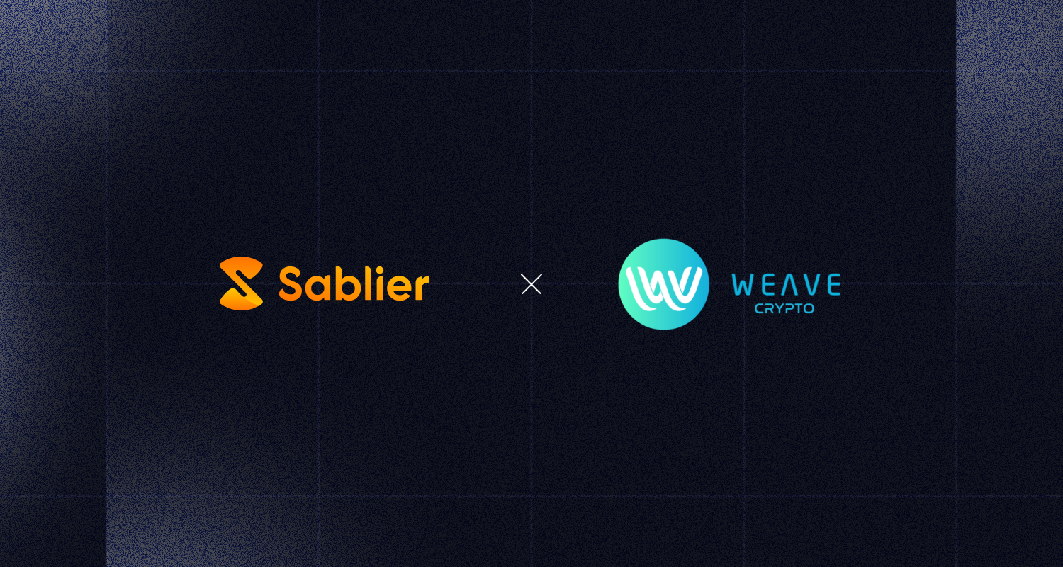 Case Study: Weave's Use of Sablier for Vesting and User Engagement