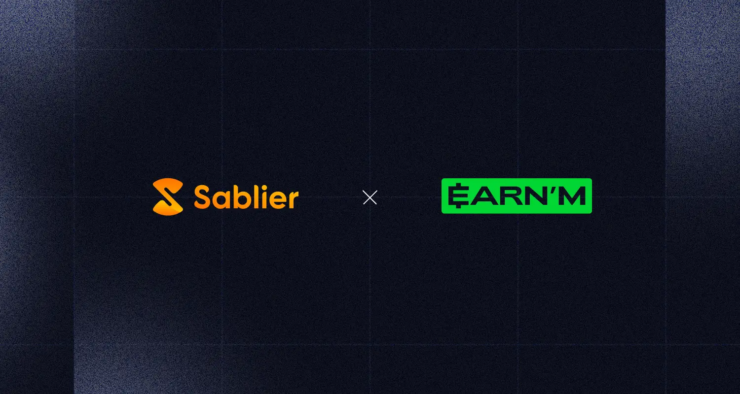 How EARN’M Uses Sablier to Power Liquid, Programmable Token Rights