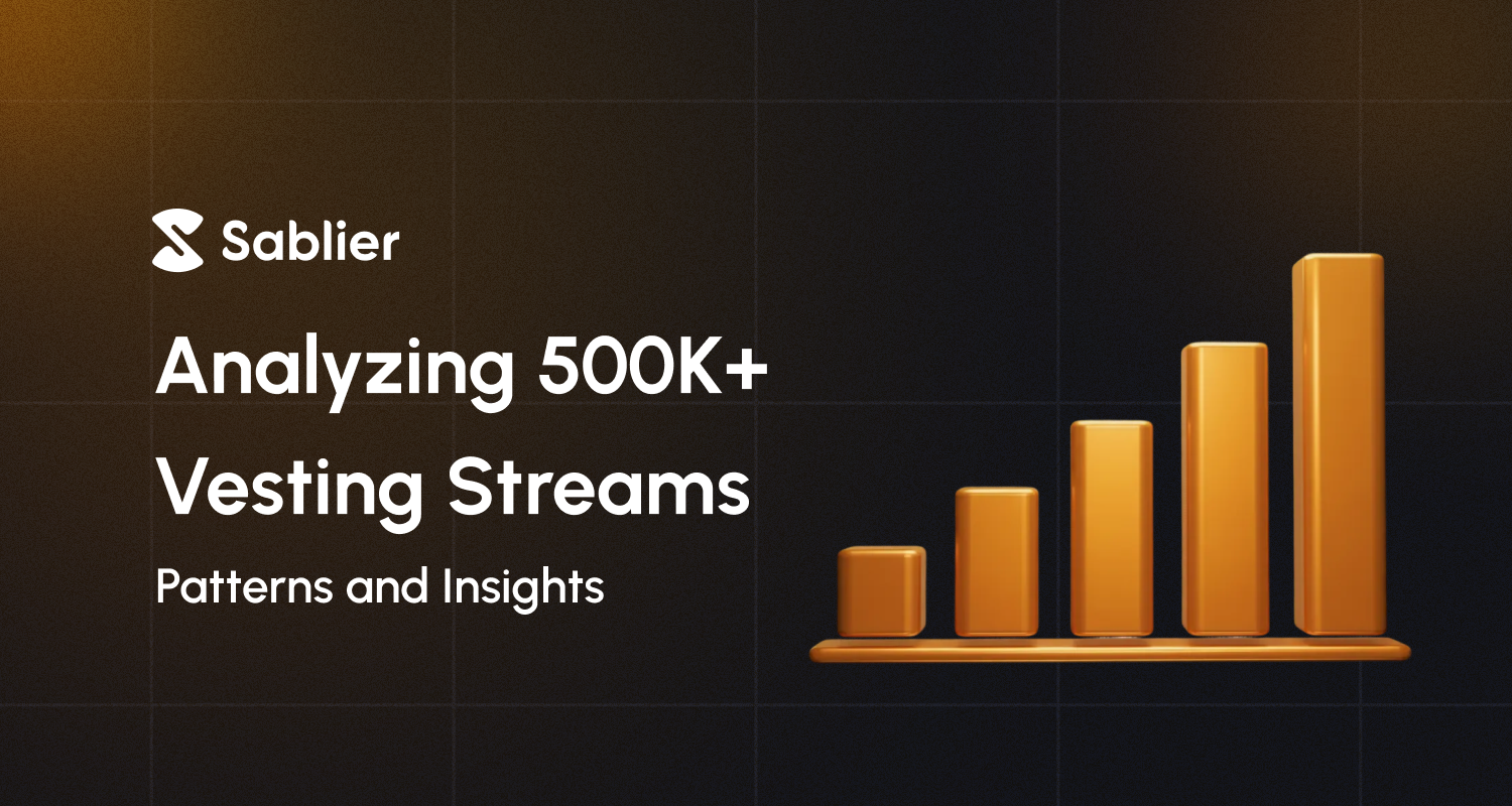Analyzing 500K+ Vesting Streams: Patterns and Insights