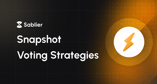 Introducing Sablier’s Snapshot Voting Strategies