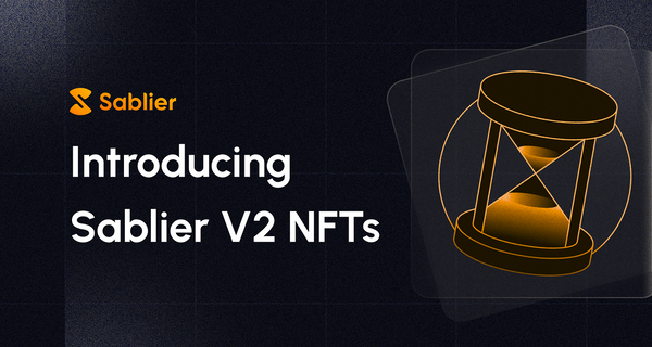Introducing Sablier V2 Streams NFTs
